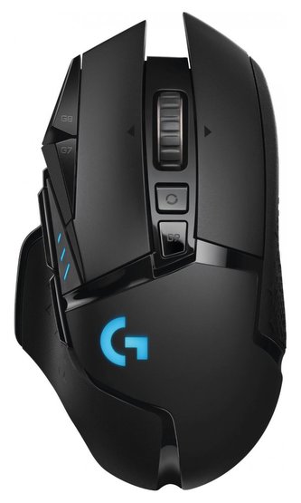 Logitech herní myš G502 LIGHTSPEED/ bezdrátová/ optická/ 11 tlačítek/ 16000dpi/ USB/ černá