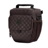 CONTINENT pouzdro na fotoaparát nebo kameru FF-05/ střední velikost/ hnědé