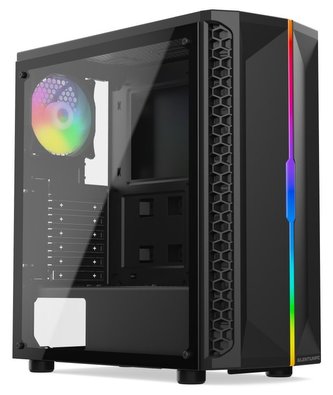 SilentiumPC skříň MidT Signum SG1Q EVO TG ARGB/ 2x USB 3.0 / 2x 120mm / tvrzené sklo / černá