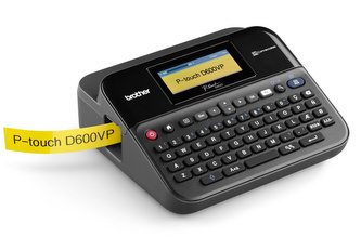 BROTHER tiskárna samolepících štítků PT-D600VP/ 180 dpi/ LCD/ USB/ kufr