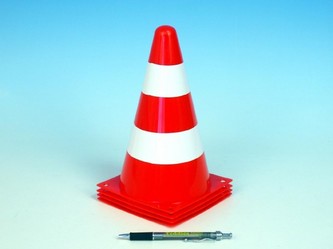 Kužel dopravní plast 22cm 4ks