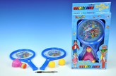 Tenisová sada Čtyřlístek 2ks pálky 32cm s košíčkem a míčky v krabici