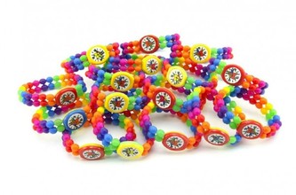 2011 Hodinky korálkové plast 20ks v sáčku