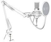 SPC Gear mikrofon SM950 Onyx White Streaming microphone / USB / polohovatelné rameno / pop filtr  / bílý