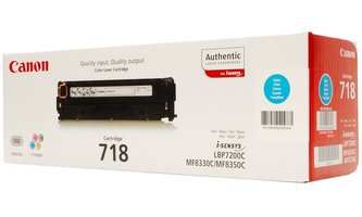 Canon toner CRG-718C/ LBP-7200/ 7660/ 7680/ MF-80x0/ MF724/ 2900 stran/ Azurový