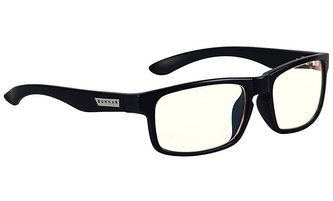GUNNAR herní brýle ENIGMA ONYX / černé obroučky/ světlá skla