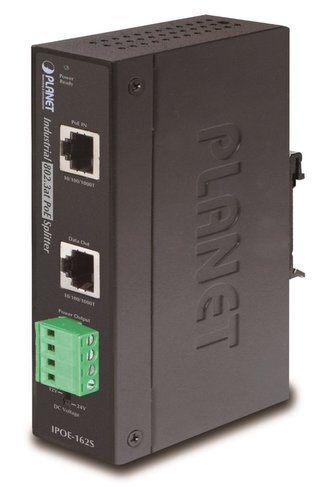 Planet IPOE-162S, PoE splitter, IEEE802.3at, výstup 12V/24V DC, DIN, IP30, -40~75 st.C Planet IPOE-162S, PoE splitter, IEEE802.3at, výstup 12V/24V DC, DIN, IP30, -40~75 st.C