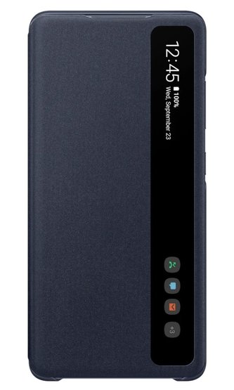 Samsung Flipové pouzdro Clear View Cover pro Samsung Galaxy S20 FE modré