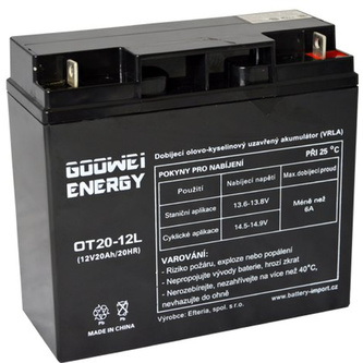 GOOWEI ENERGY Pb záložní akumulátor VRLA GEL 12V/20Ah (OTL20-12)