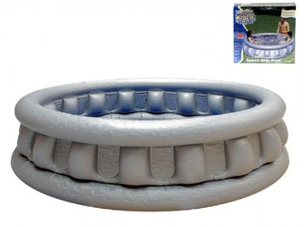 Bazén Crystal nafukovací kónický 3 komory 157x41cm 414L v krabičce