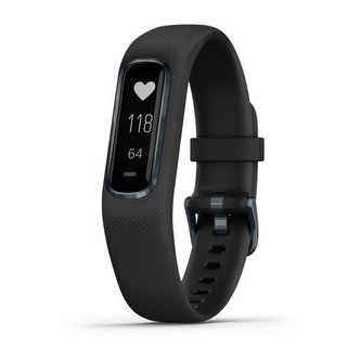 GARMIN chytrý elegantní fitness náramek vivoSmart4 Optic Black (velikost S/M)