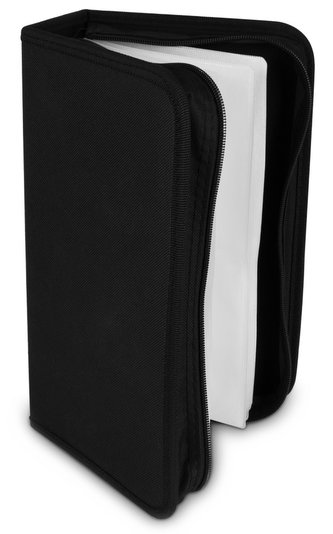 Pouzdro na 128 CD zapínací černé