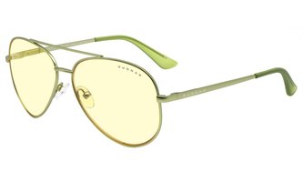 GUNNAR herní brýle MAVERICK / obroučky v barvě MINT / jantarová skla