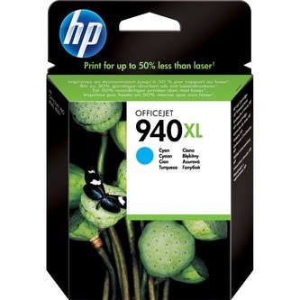 HP C4907AE azurová  inkoustová kazeta 940XL originál
