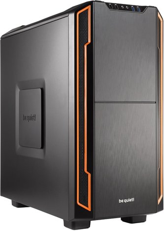 Be quiet! skříň SILENT BASE 600 / MidT / bez zdroje / 2x USB2.0 + 2x USB3.0 / oranžová