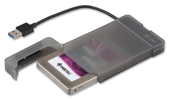 i-tec externí box pro HDD ADVANCE MySafe Easy/ 2,5\" SATA/ SSD/ USB 3.0/ černý