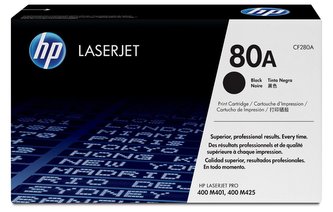 Toner pro "LaserJet Pro 400 M401 series, M425" tiskárny, HP "CF280A" Černá, 2,7 tis.stran