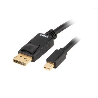 AKASA kabel Mini DisplayPort 1.4 (M) na DisplayPort 1.4 (M) / AK-CBDP22-20BK / černý / 2m