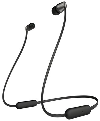 SONY headset do uší WI-C310/ sluchátka bezdrátová + mikrofon/ USB-C/ Bluetooth/ černý
