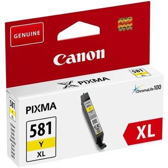 CLI-581YXL Inkoust pro Pixma TS7550, 8150, 9150 tiskárny, CANON, žlutá, 8,3ml