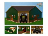 Garáž/farma dřevo 34,5x100,3x38cm 1:16 v krabici