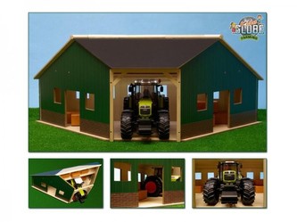 Garáž/farma dřevo 34,5x100,3x38cm 1:16 v krabici