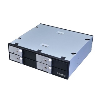 AKASA HDD box Lokstor M22 / AK-IEN-02 / pro 4x2,5\" HDD/SSD disky do 5,25\" pozice