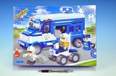 Stavebnice BanBao Policie Vězeňský transport 250ks + 3 figurky v krabici 33x24x7cm