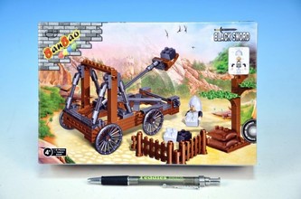 Stavebnice BanBao Katapult 118ks + 1 figurka v krabici 23x15x5cm