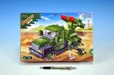 Stavebnice BanBao Auto Vojáci raketomet 203ks + 2 figurky v krabičce