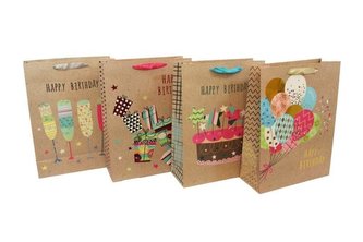 Torebka płaska średnia Urodzinowa eco