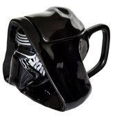 Keramický 3D hrnek Star Wars|Hvězdné války: Kylo Ren s víčkem (objem 320 ml) černý