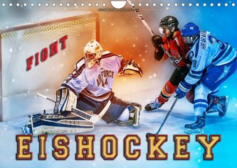Eishockey - Fight (Wandkalender 2022 DIN A4 quer)