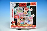 Puzzle Minnie 33x22cm 2x50 dílků v krabici 24x24x5cm