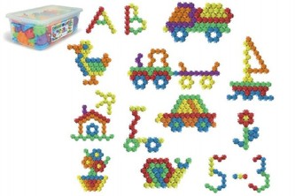 Kostky Puzzle v plastovém boxu Wader