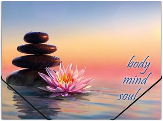 Desky s gumičkou "Zen", 15 mm, PP, A4, PANTA PLAST