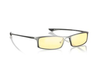 GUNNAR kancelářské brýle PHENOM GRAPHITE/ grafitové obroučky/ jantarová skla