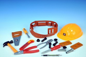 Helma plast 16x21cm + nářadí 18ks v síťce