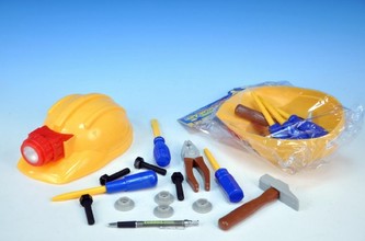 Helma 15x24cm se svítilnou na baterie + nářadí 12ks v sáčku