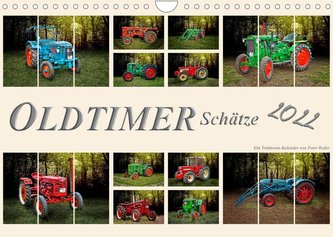 Oldtimer Schätze. Ein Traktoren-Kalender (Wandkalender 2022 DIN A4 quer) Oldtimer Schätze. Ein Traktoren-Kalender (Wandkalender 2022 DIN A4 quer)