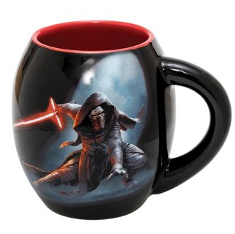 Keramický oválný hrnek Star Wars|Hvězdné války: Kylo Ren (objem 532 ml) černý