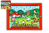 Tablet farma pro nejmenší Moje první zvířátka 24x19x1,5cm na baterie v krabičce MPZ