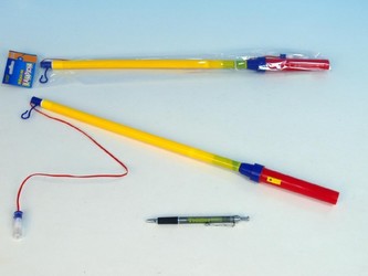Hůlka k lampionu 50-75cm na baterie karneval