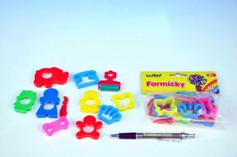 Vykrajovátka k modelíně plast 10ks v balení