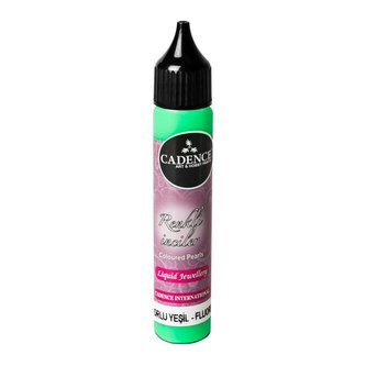 Cadence Tekuté perly 25 ml - Neonově zelená