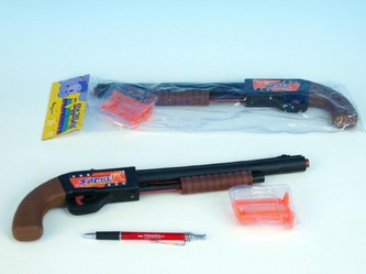 Pistole - Puška s přísavkami plast 38cm v sáčku