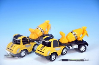 Auto stavební plast 28cm v síťce