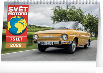 Stolní kalendář Svět motorů 2022