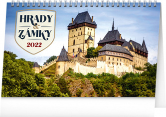 Stolní kalendář Hrady a zámky 2022