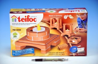 Stavebnice Teifoc Deco box svítící v krabici 29x18x8cm